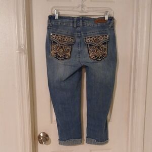 Women's Wallflower Blue Jeans Embellished